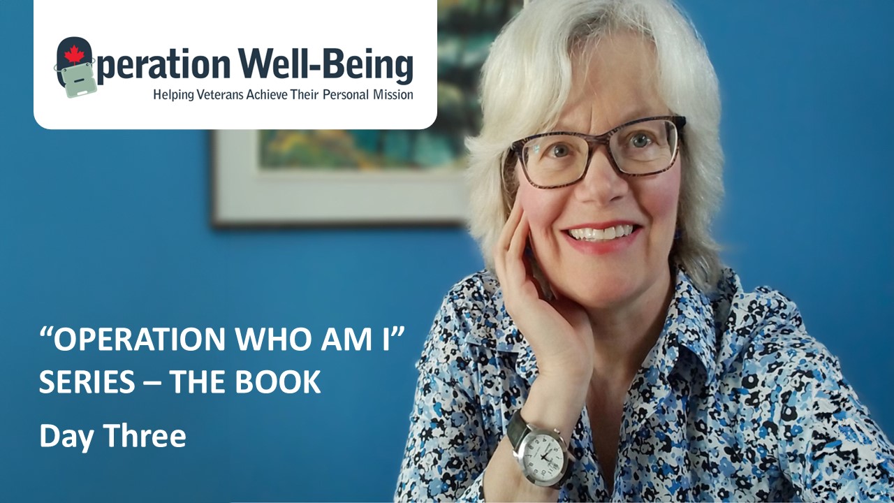 Day Three of the book, "Operation Who Am I"