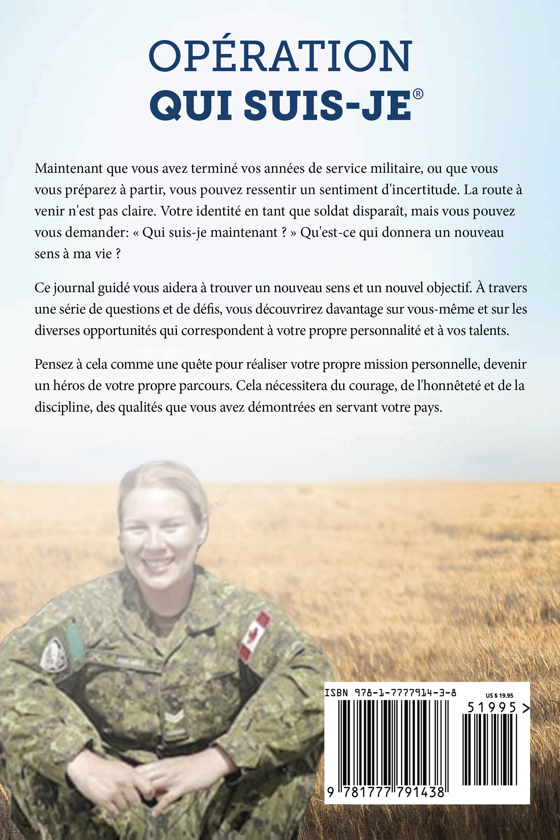 Quatrième de couverture du livre Opération Qui suis-je